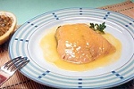 Salmon with Passionfruit Sauce